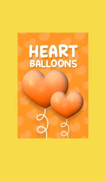 [LINE着せ替え] Heart Balloons Cute Theme 7の画像1