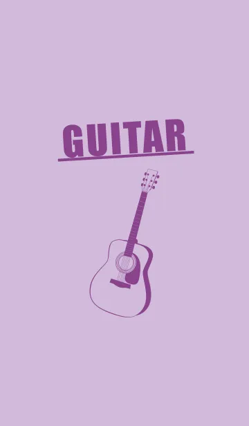 [LINE着せ替え] GUITAR COLOR  ライラックの画像1