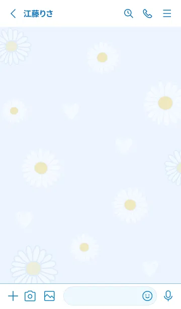 [LINE着せ替え] 春の装い♡blue15_1の画像2