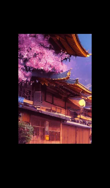 [LINE着せ替え] 和の夜桜#DaF216。の画像1