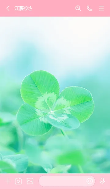 [LINE着せ替え] 四つ葉のクローバー Vintage Lens #2-15の画像2