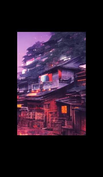 [LINE着せ替え] 和の夜桜#EC024。の画像1