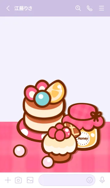 [LINE着せ替え] Happy sweet pancake 14の画像2