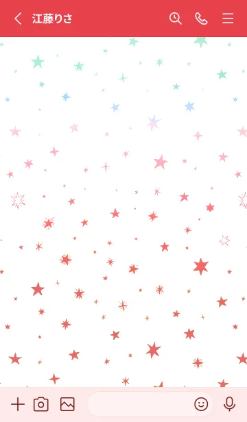 [LINE着せ替え] ミニ スターズ _123の画像2