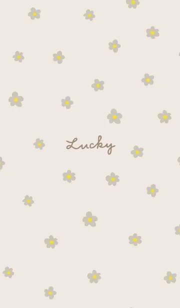 [LINE着せ替え] 茶色い小花22の画像1