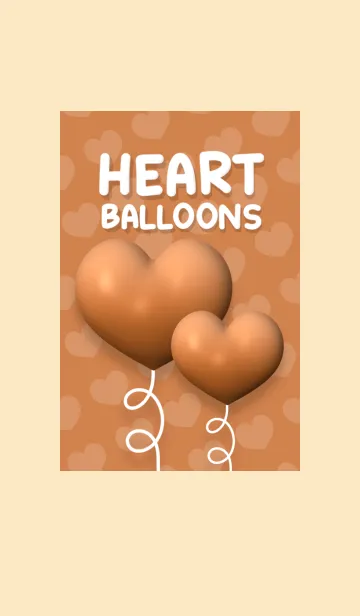 [LINE着せ替え] Heart Balloons Cute Theme 10の画像1