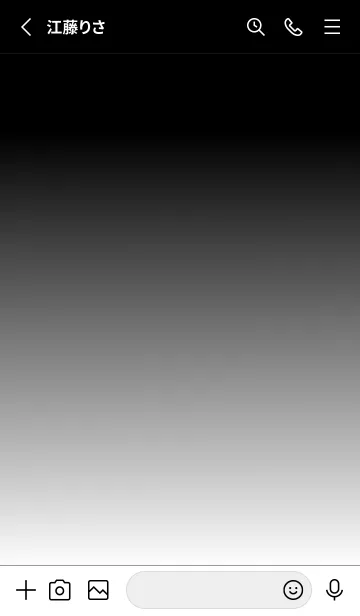 [LINE着せ替え] シンプル(ブラック グレー)V.1492の画像2