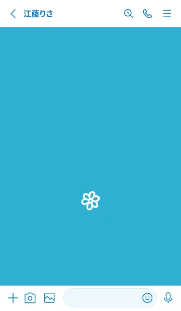 [LINE着せ替え] ミニ フラワー _103の画像2