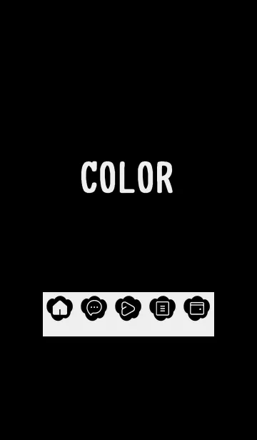 [LINE着せ替え] bw color U25の画像1