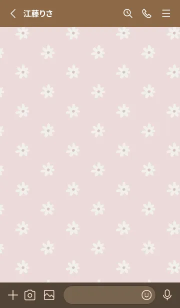 [LINE着せ替え] デイジー＊春色ピンクの画像2