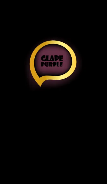 Grape Purple Gold Black Theme (JP)の着せ替えメイン画像