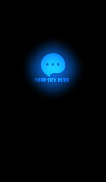 [LINE着せ替え] Deep Sky Blue Light Theme V4 (JP)の画像1