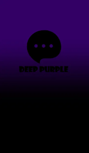 [LINE着せ替え] Black & Deep Purple Theme V4 (JP)の画像1