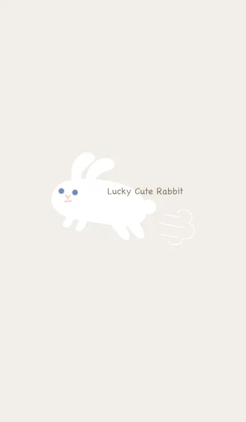 [LINE着せ替え] Lucky Cute Rabbitの画像1