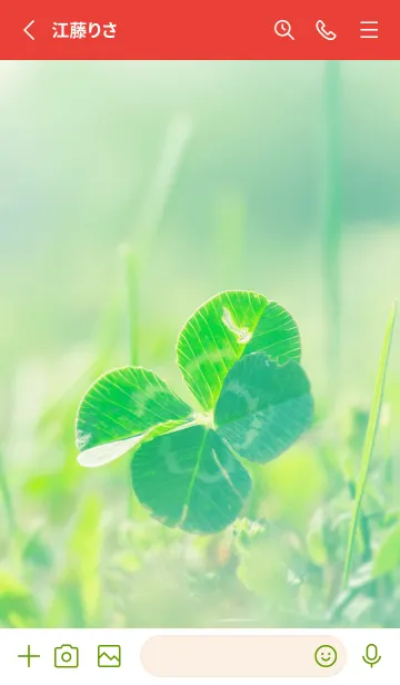 [LINE着せ替え] 四つ葉のクローバー Vintage Lens #9-15の画像2