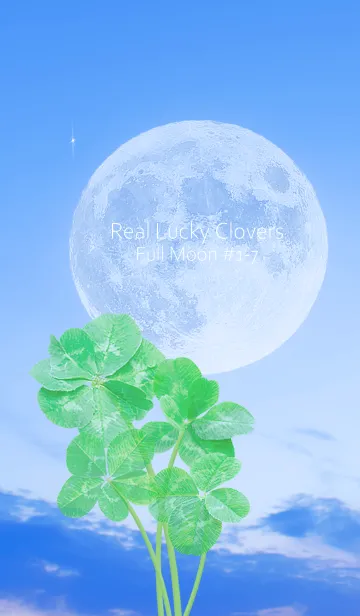 [LINE着せ替え] Real Lucky Clovers Full Moon #1-7の画像1