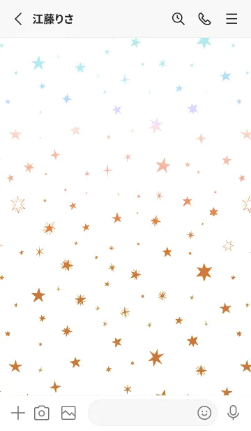 [LINE着せ替え] ミニ スターズ _124の画像2