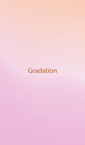 [LINE着せ替え] gradation ORANGE&PINK 73の画像1