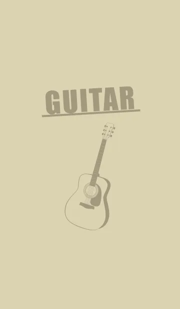 [LINE着せ替え] GUITAR COLOR  砂色の画像1