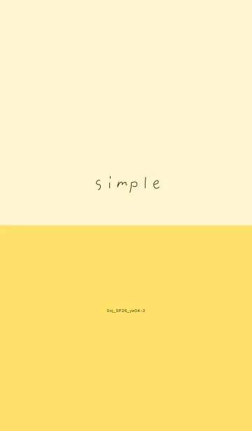 [LINE着せ替え] 0nj_26_イエロー4-3の画像1