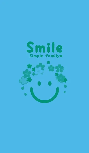 [LINE着せ替え] スマイル＆桜 ミヨゾティの画像1