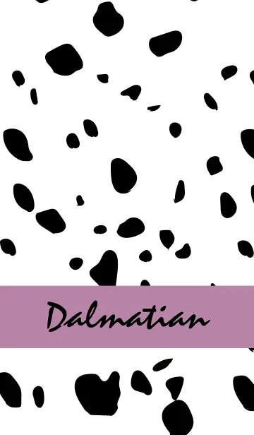 [LINE着せ替え] Dalmatian -Lilac-の画像1