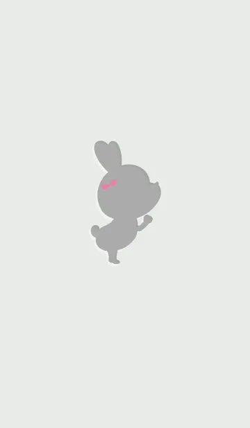 [LINE着せ替え] Gray rabbit Girl 8の画像1