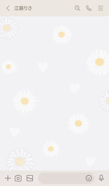 [LINE着せ替え] 春の装い♡Greige02_1の画像2