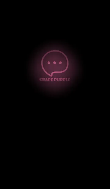 [LINE着せ替え] Grape Purple Neon Theme V4 (JP)の画像1