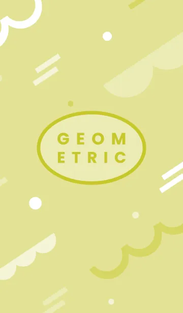 [LINE着せ替え] Rial Geometric Zombie Greenの画像1