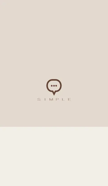シンプル（beige brown)V.1484の着せ替えメイン画像