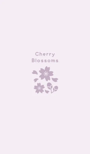 [LINE着せ替え] 桜16<パープルピンク>の画像1