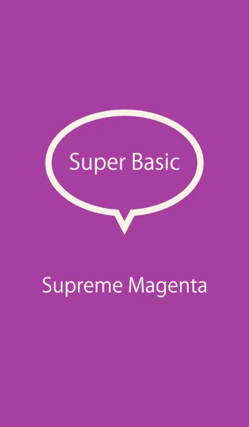 [LINE着せ替え] Super Basic Supreme Magentaの画像1