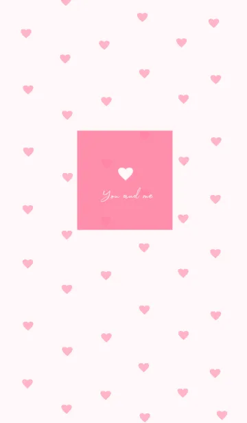 [LINE着せ替え] pattern_heart (candypink)の画像1
