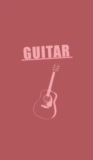 [LINE着せ替え] GUITAR COLOR  クラーレットの画像1
