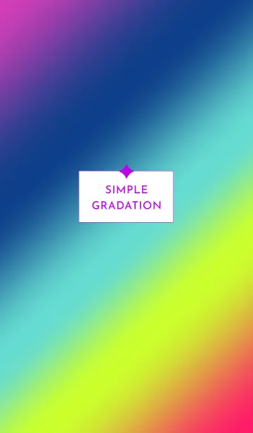 [LINE着せ替え] シンプル スター グラデーション 1の画像1