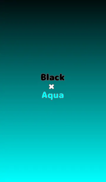 [LINE着せ替え] ブラック★アクア.TKCの画像1