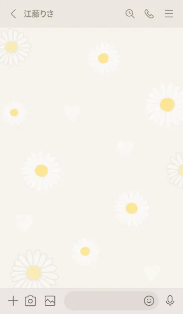 [LINE着せ替え] 春の装い♡beige05_1の画像2