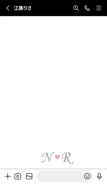 [LINE着せ替え] LOVE INITIAL-N&R イニシャルの画像2