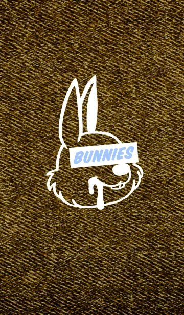 [LINE着せ替え] カラー デニム バニー 21の画像1