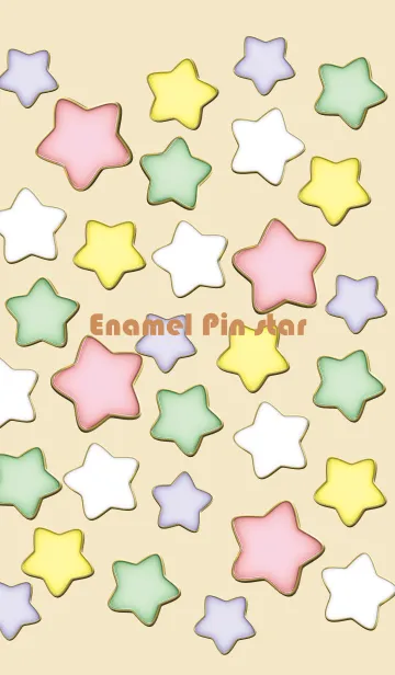 [LINE着せ替え] Enamel Pin Candy Star 2の画像1