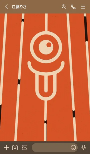 [LINE着せ替え] カラ傘オバケ KabeMon古寺02版の画像2