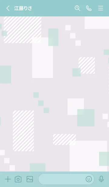 [LINE着せ替え] おしゃれ 四角24の画像2