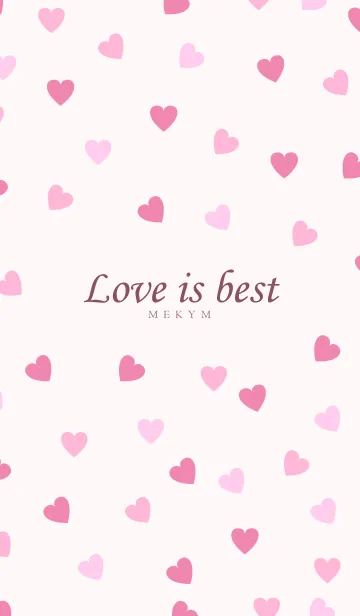 [LINE着せ替え] Love is best - PINK 7の画像1