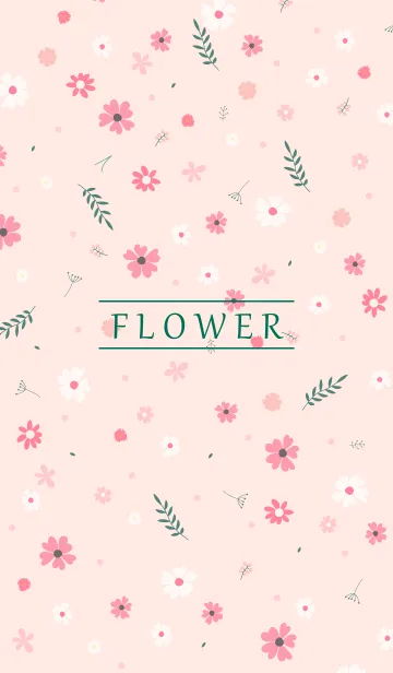 [LINE着せ替え] MANY FLOWERS PINK 100の画像1