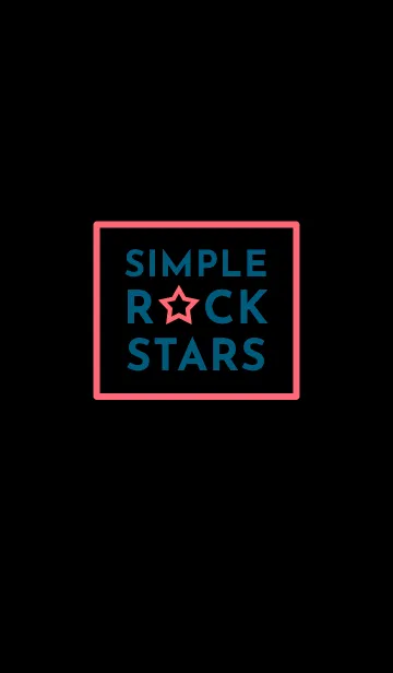 [LINE着せ替え] シンプル ロック スター 86の画像1