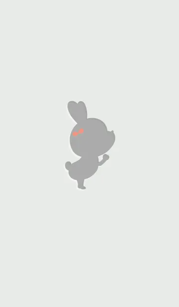 [LINE着せ替え] Gray rabbit Girl 10の画像1