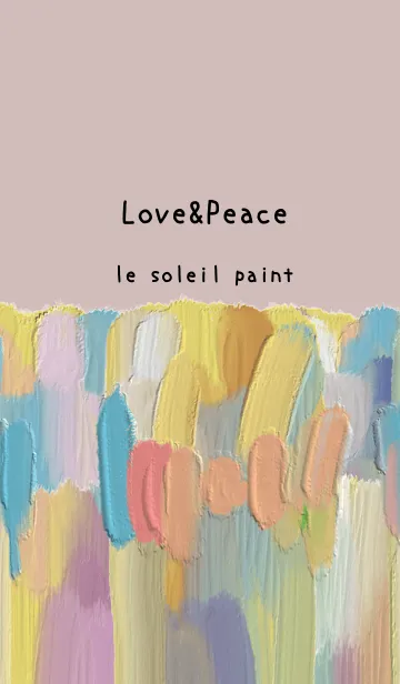 [LINE着せ替え] 油絵アート【le soleil paint 440】の画像1