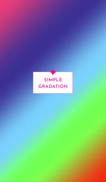 [LINE着せ替え] シンプル スター グラデーション 2の画像1