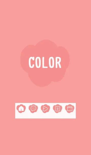 [LINE着せ替え] red color U21の画像1